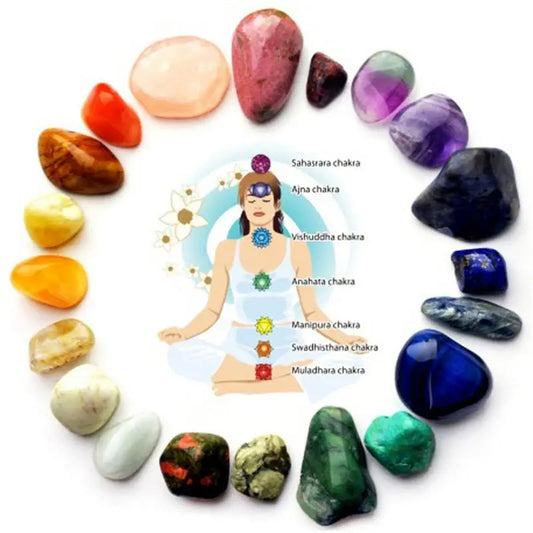 Natural 7 Colors/Set Yoga Energy Stone