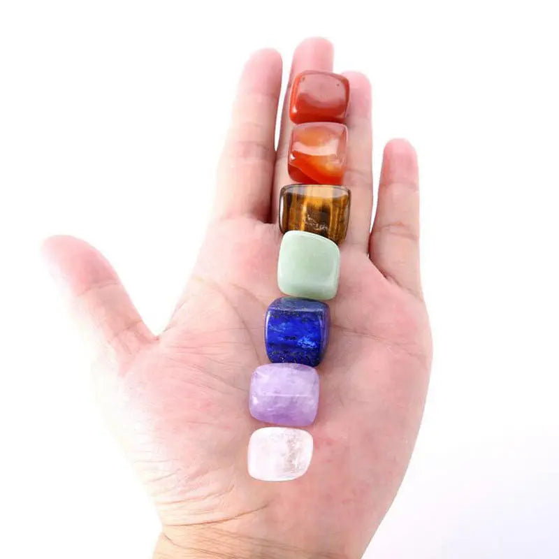 Natural 7 Colors/Set Yoga Energy Stone