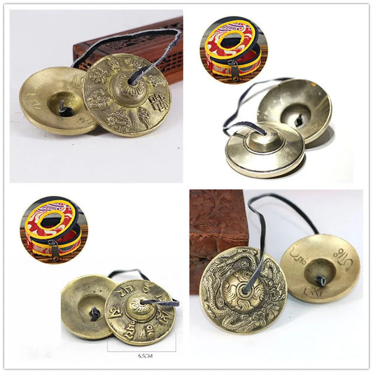 Meditation Handcrafted Cymbal Bell  with Bag