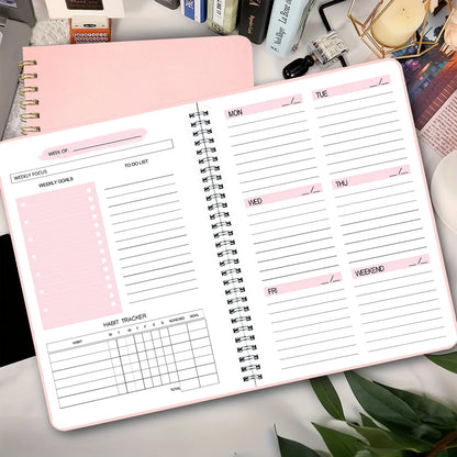 52 Weeks Weekly Planner Notebook