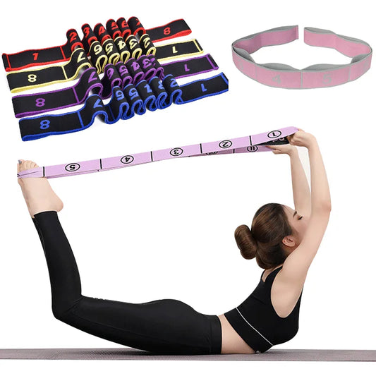 Yoga Resistance Exercise  Strap Polyester Latex Band
