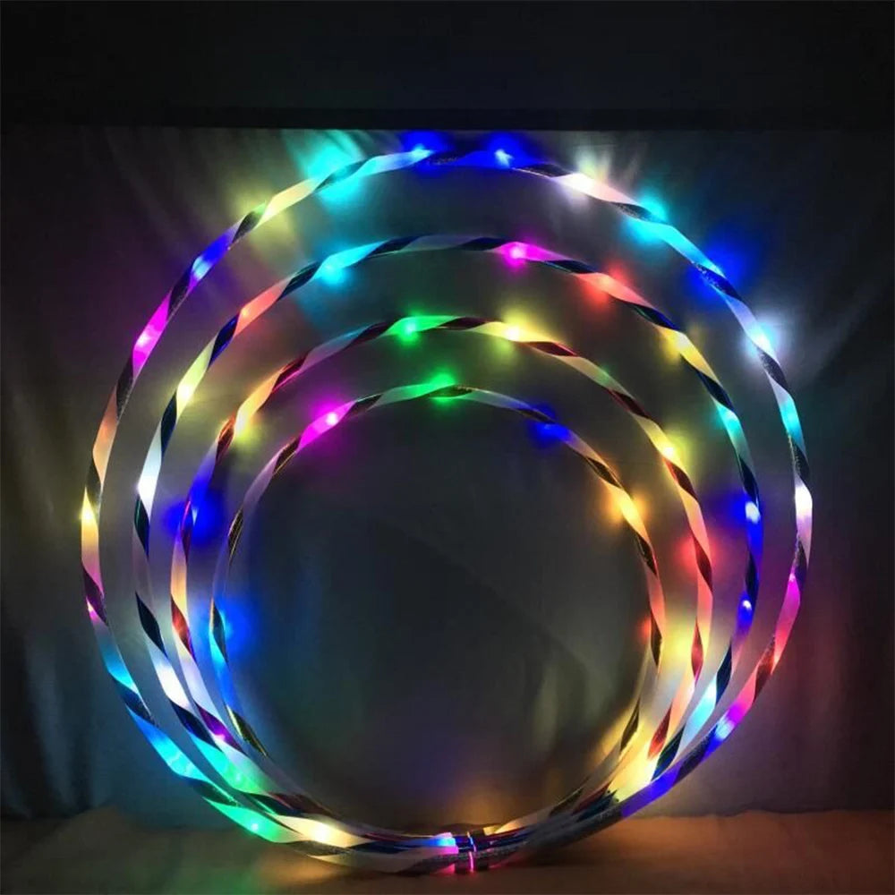 LED Colorful Fitness Circle Sport Hoop