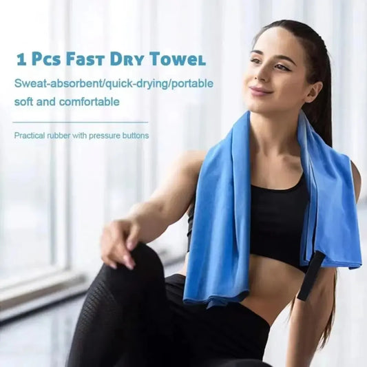 Yoga Towel Blue Ultra Soft