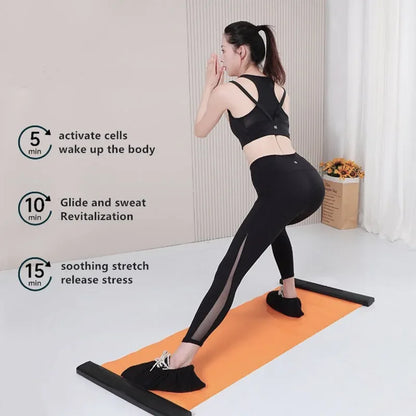 Speed Skating Balance Slider Mat Yoga