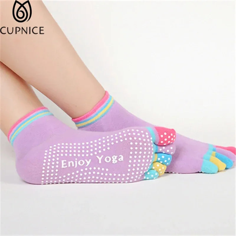 Colorful Women Yoga  Non-Slip Ladies Socks