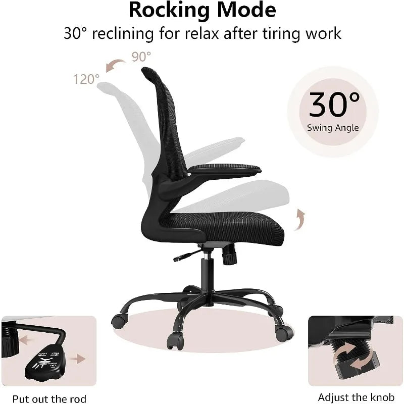 Ergonomic Office Chair, Lumbar Support Computer