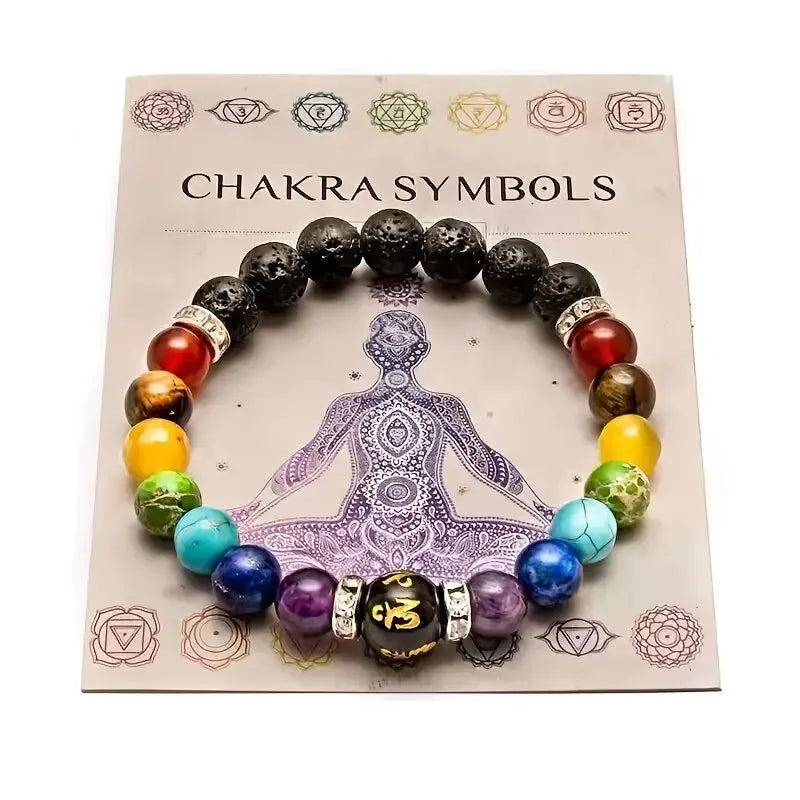 2pcs 7 Chakra Bracelet