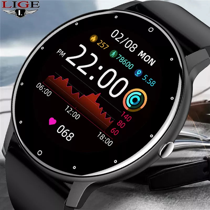 New Smart Watch Men Full Touch Screen Android