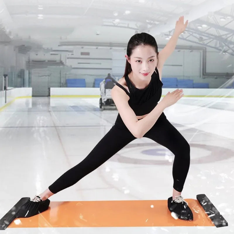 Speed Skating Balance Slider Mat Yoga